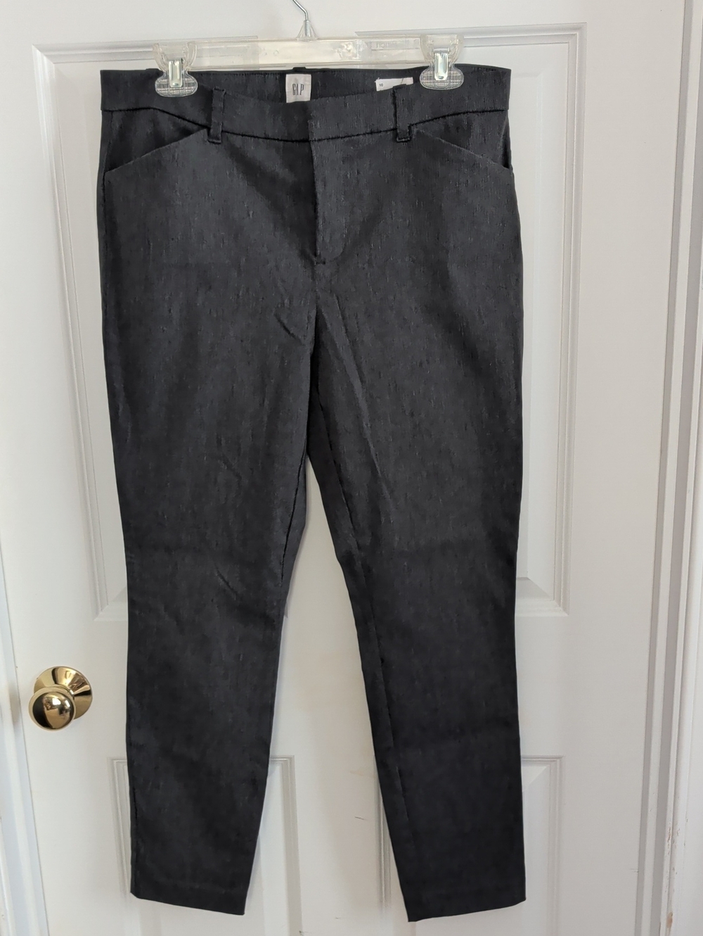 GAP Charcoal Signature Skinny Ankle Pants